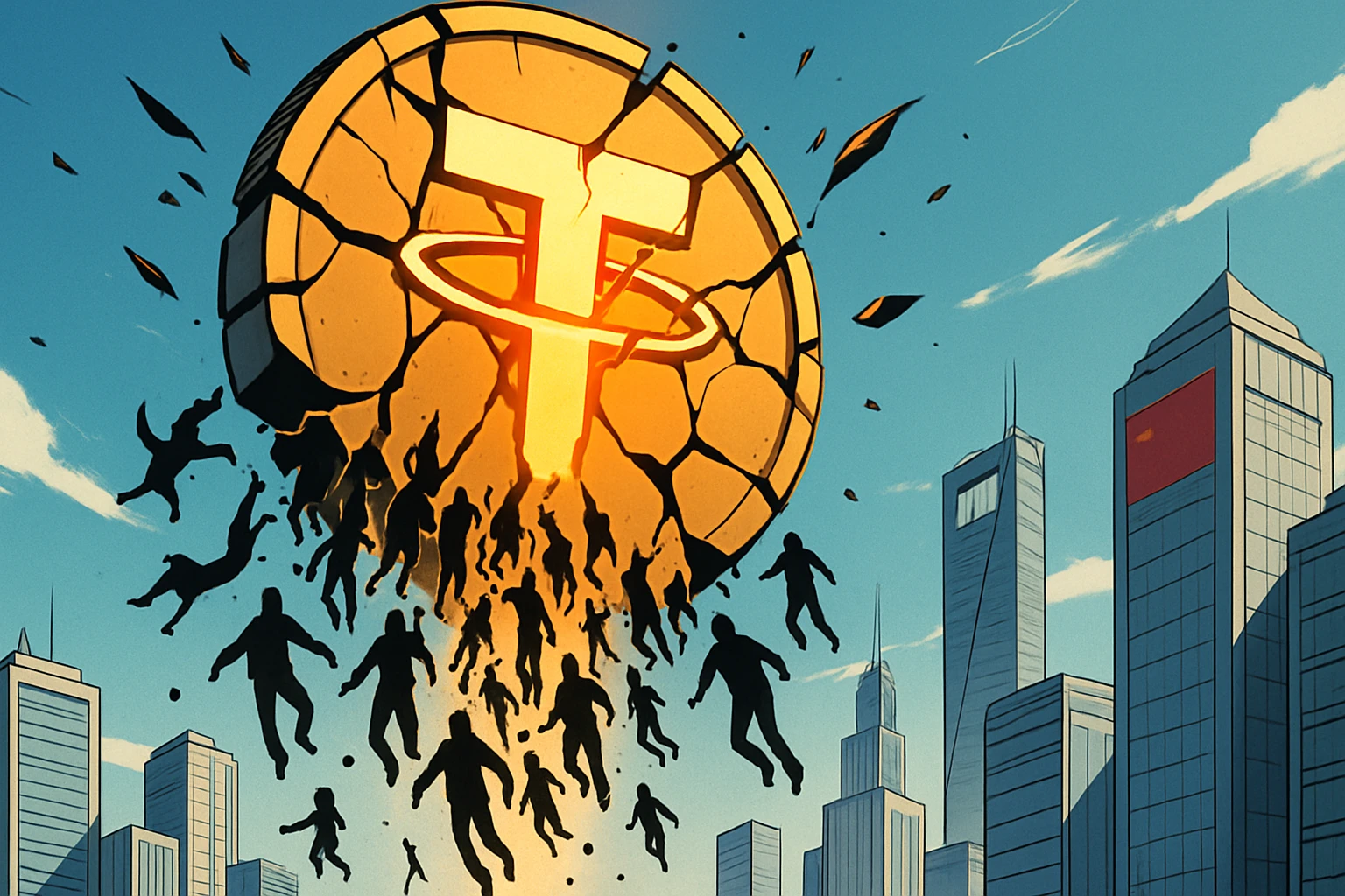 中国通貨界がパニックに陥りUSDTを「人民元に対して1.5％のマイナスプレミアム」で売却、弱気相場と規制逃避の波？