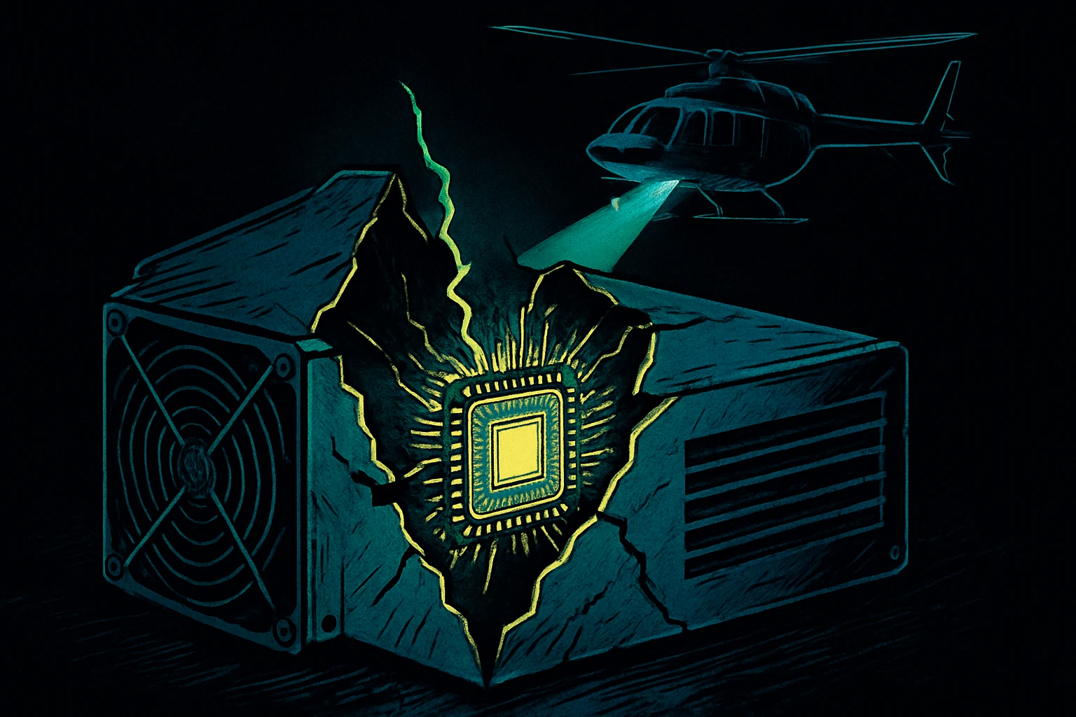 مكتب الهجرة الأمريكي يداهم مزرعة تعدين بيتكوين في تكساس! القبض على العديد من موظفي بيتماين، واحتدام حرب الرقائق الصينية الأمريكية على شركات التعدين